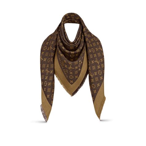 louis vuitton denim monogram shawl pearl grey|louis vuitton monogram scarf.